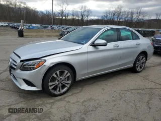 2019 Mercedes-Benz C 300 with VIN 55SWF8EB9KU320762, listed as a Copart auction lot 53049015 with Not Provided miles and Salvage Title. Bid and sale history available at carsss.com. Image 1.