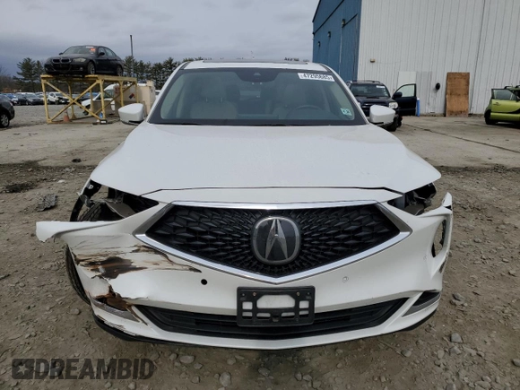 2022 Acura MDX w/Technology Package with VIN 5J8YE1H45NL043239, listed as a Copart auction lot 47295685 with 40,427 mi miles and Salvage Title. Bid and sale history available at carsss.com. Image 5.