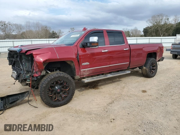 2019 Chevrolet Silverado 3500HD High Country with VIN 1GC4KYEY9KF112871, listed as a Copart auction lot 44194495 with 141,059 mi miles and Non Repairable. Bid and sale history available at carsss.com. Image 1.