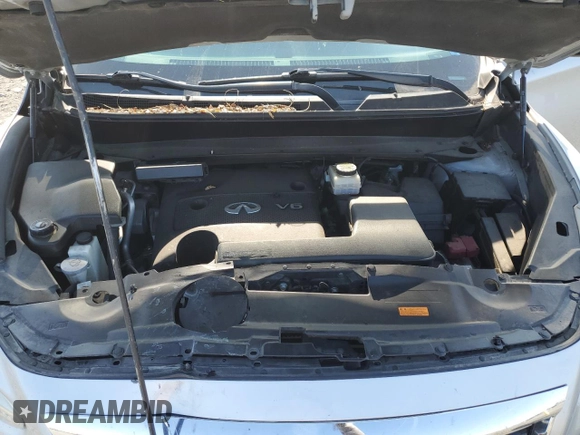 2014 Infiniti QX60 with VIN 5N1AL0MM4EC519031, listed as a Copart auction lot 61658945 with 120,259 mi miles and Salvage title. Bid and sale history available at DreamBid. Image 12.