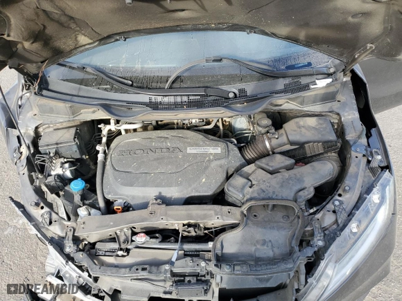 2018 Honda Odyssey Elite with VIN 5FNRL6H94JB112016, listed as a Copart auction lot 47587565 with 186,586 mi miles and Salvage Title. Bid and sale history available at carsss.com. Image 12.