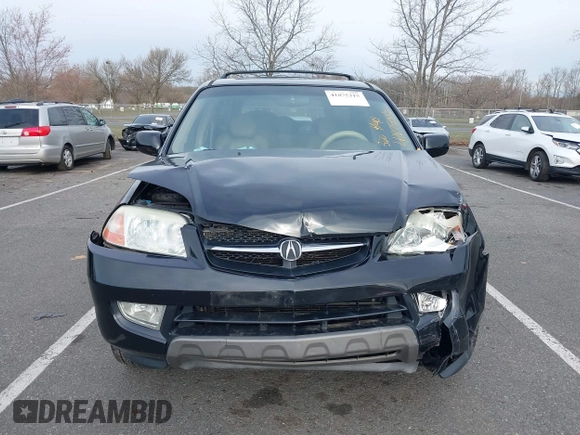 2002 Acura MDX Touring Pkg with VIN 2HNYD18642H532463, listed as a IAAI auction lot 41875315 with 184,626 mi miles. Bid and sale history available at carsss.com. Image 6.