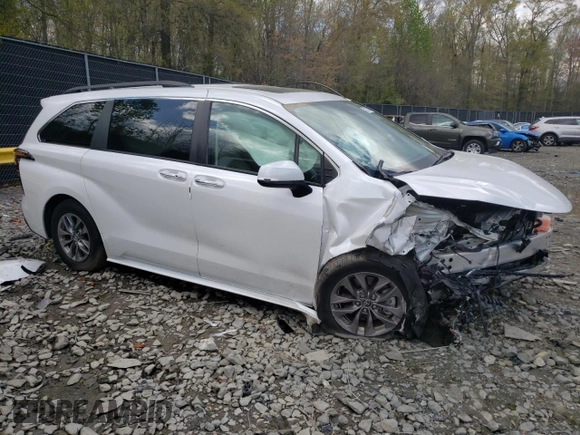 2023 Toyota Sienna XLE z VIN 5TDYRKEC8PS174428, wystawiony jako Copart lot #53270175 z przebiegiem 18 003 mil mil oraz Szkoda całkowita • Salvage title. Historia ofert i sprzedaży dostępna na DreamBid. Obrazek 4.