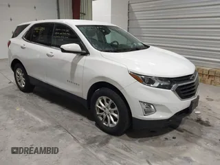 2020 Chevrolet Equinox LT with VIN 2GNAXUEV0L6128219, listed as a IAAI auction lot 41205372 with 106,611 mi miles. Bid and sale history available at carsss.com. Image 1.