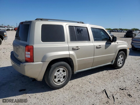 2010 Jeep Patriot Sport with VIN 1J4NT2GB8AD531645, listed as a Copart auction lot 50044475 with 154,500 mi miles and Salvage Title. Bid and sale history available at carsss.com. Image 3.