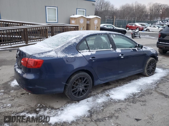 2012 Volkswagen Jetta Sedan S w/Sunroof with VIN 3VW2K7AJ5CM301400, listed as a Copart auction lot 87474244 with 95,200 mi miles and Salvage Title. Bid and sale history available at carsss.com. Image 3.