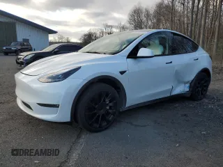 2023 Tesla Model Y Long Range with VIN 7SAYGAEE1PF967353, listed as a Copart auction lot 88700135 with 16,249 mi miles and Salvage Title. Bid and sale history available at DreamBid. Image 1.