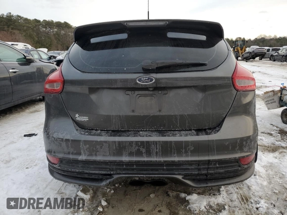 2018 Ford Focus ST with VIN 1FADP3L98JL291877, listed as a Copart auction lot 87465024 with 67,539 mi miles and Salvage Title. Bid and sale history available at DreamBid. Image 6.
