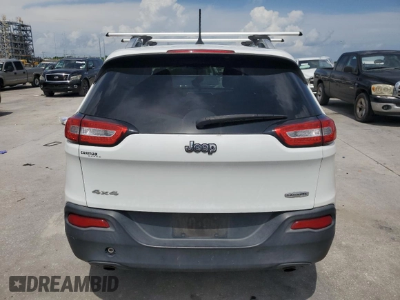 2014 Jeep Cherokee Latitude with VIN 1C4PJMCSXEW181516, listed as a Copart auction lot 54300485 with 203,096 mi miles and Clean Title. Bid and sale history available at carsss.com. Image 6.