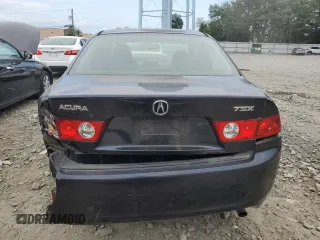 2004 Acura TSX with VIN JH4CL96834C008375, listed as a Copart auction lot 64144965 with 158,417 mi miles and Salvage title. Bid and sale history available at DreamBid. Image 6.