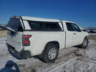 2024 Nissan Frontier S with VIN 1N6ED1CM4RN654866, listed as a Copart auction lot 42084015 with 0 mi miles and Salvage Title. Bid and sale history available at carsss.com. Image 3.