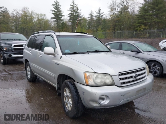 2003 Toyota Highlander z VIN JTEHF21A430103216, wystawiony jako IAAI lot #42242245 z przebiegiem 176 151 mil mil oraz . Historia ofert i sprzedaży dostępna na DreamBid. Obrazek 1.