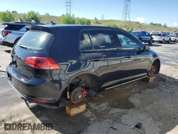 2015 Volkswagen Golf GTI Autobahn with VIN 3VW4T7AU9FM063491, listed as a Copart auction lot 54446864 with 102,655 mi miles and Salvage Title. Bid and sale history available at carsss.com. Image 3.