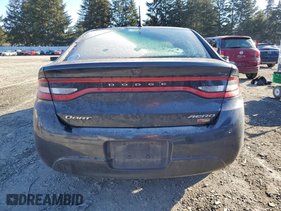 2014 Dodge Dart Aero with VIN 1C3CDFDH8ED668752, listed as a Copart auction lot 44086945 with 110,541 mi miles and Salvage Title. Bid and sale history available at carsss.com. Image 6.
