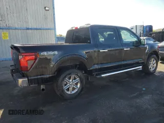 2024 Ford F-150 XLT with VIN 1FTFW3LD5RFA20800, listed as a Copart auction lot 52948095 with 14,233 mi miles and Clean Title. Bid and sale history available at carsss.com. Image 3.