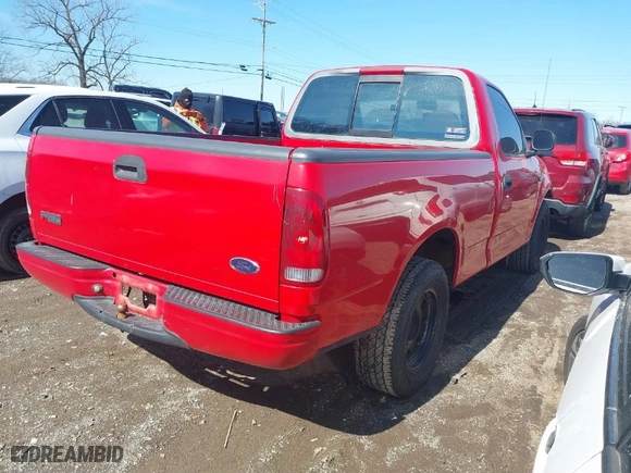 1998 Ford F-150 Standard with VIN 1FTZF1721WNB94505, listed as a IAAI auction lot 41622741 with 162,774 mi miles. Bid and sale history available at carsss.com. Image 4.