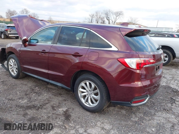 2017 Acura RDX w/Technology Pkg with VIN 5J8TB4H5XHL029032, listed as a IAAI auction lot 40982964 with 124,253 mi miles. Bid and sale history available at carsss.com. Image 3.