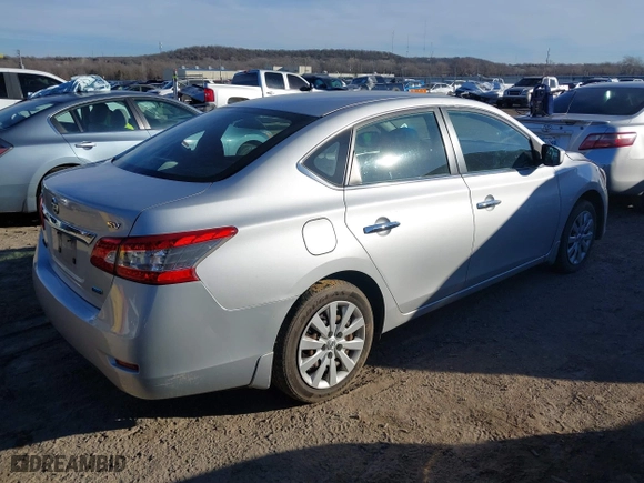 2014 Nissan Sentra SR with VIN 3N1AB7AP4EL619684, listed as a IAAI auction lot 41480420 with 249,128 mi miles. Bid and sale history available at carsss.com. Image 4.
