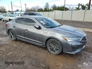 2020 Acura ILX w/Premium/A-SPEC Pkg with VIN 19UDE2F83LA005558, listed as a Copart auction lot 70951894 with 44,913 mi miles and Salvage Title. Bid and sale history available at carsss.com. Image 4.