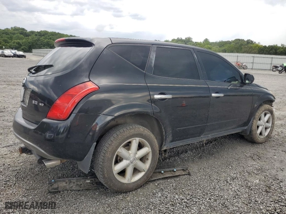 2005 Nissan Murano SE with VIN JN8AZ08WX5W415743, listed as a Copart auction lot 61171934 with 157,175 mi miles and Salvage Title. Bid and sale history available at carsss.com. Image 3.