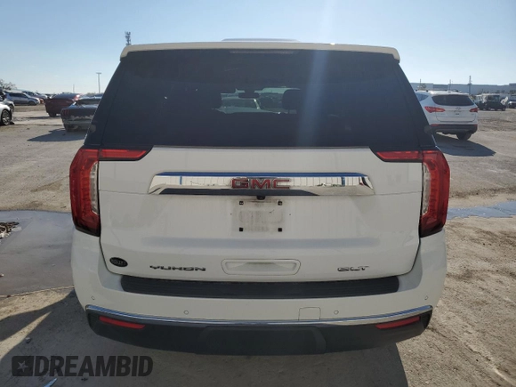 2022 GMC Yukon SLT with VIN 1GKS2BKT7NR191588, listed as a Copart auction lot 85650494 with 0 mi miles and Non Repairable. Bid and sale history available at carsss.com. Image 6.