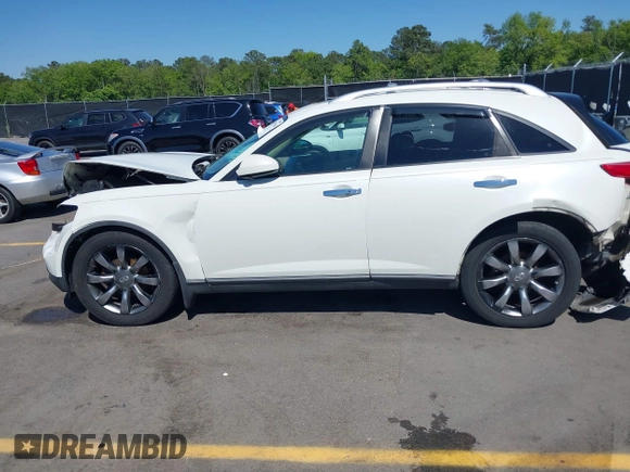 2004 Infiniti FX with VIN JNRBS08W34X402717, listed as a IAAI auction lot 42051750 with 267,390 mi miles and . Bid and sale history available at DreamBid. Image 15.