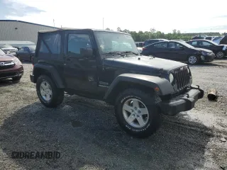 2014 Jeep Wrangler Sport z VIN 1C4AJWAG0EL147523, wystawiony jako Copart lot #59682015 z przebiegiem 196 258 mil mil oraz Szkoda całkowita • Salvage title. Historia ofert i sprzedaży dostępna na DreamBid. Obrazek 4.