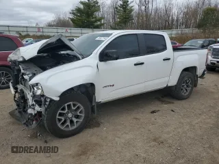 2021 GMC Canyon 4WD AT4 w/Cloth with VIN 1GTG6FEN9M1117578, listed as a Copart auction lot 78047114 with 64,955 mi miles and Salvage Title. Bid and sale history available at carsss.com. Image 1.