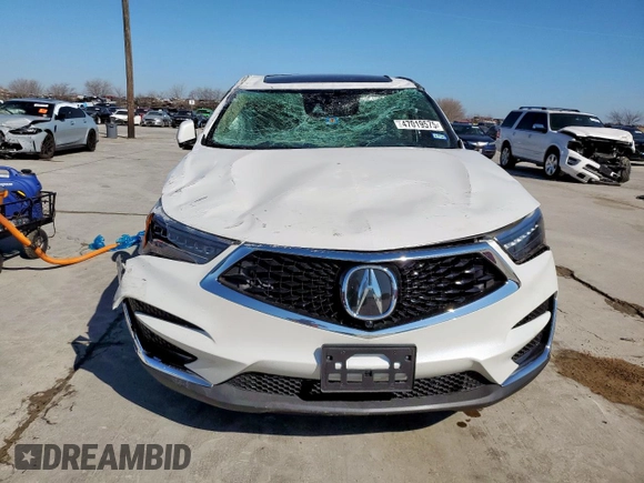 2021 Acura RDX w/Advance Package with VIN 5J8TC2H74ML034739, listed as a Copart auction lot 47019575 with 940 mi miles and Salvage Title. Bid and sale history available at carsss.com. Image 5.