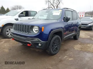 2018 Jeep Renegade Trailhawk with VIN ZACCJBCB6JPH00636, listed as a IAAI auction lot 41490206 with 111,373 mi miles. Bid and sale history available at carsss.com. Image 2.