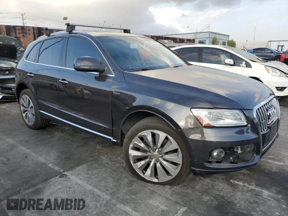 2015 Audi Q5 Hybrid Prestige with VIN WA1C8AFP9FA031177, listed as a Copart auction lot 76412954 with 85,254 mi miles and Salvage title. Bid and sale history available at DreamBid. Image 4.
