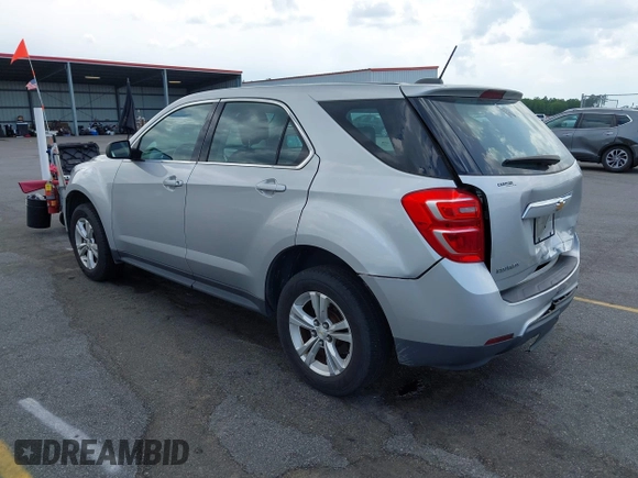 2017 Chevrolet Equinox LS with VIN 2GNALBEK9H1551620, listed as a IAAI auction lot 42179080 with 95,629 mi miles and . Bid and sale history available at carsss.com. Image 3.