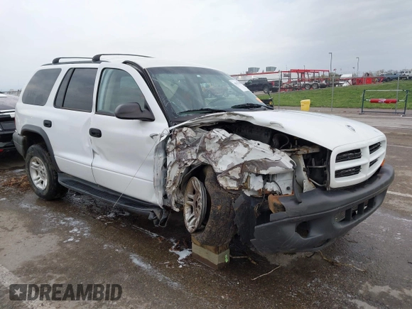2003 Dodge Durango Sport with VIN 1D4HS38N13F524891, listed as a IAAI auction lot 42027705 with 245,609 mi miles and . Bid and sale history available at DreamBid. Image 1.