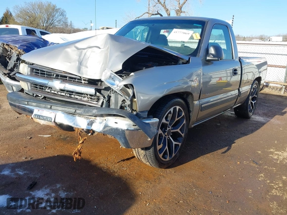 1999 Chevrolet Silverado 1500 with VIN 1GCEC14W9XZ129037, listed as a IAAI auction lot 41777069 with 1 mi miles. Bid and sale history available at carsss.com. Image 17.
