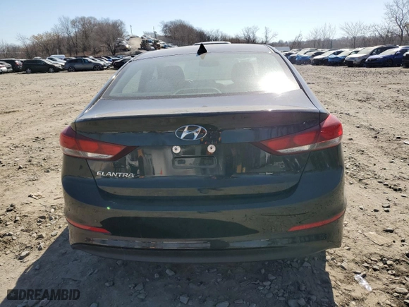 2018 Hyundai Elantra SEL with VIN 5NPD84LF3JH332133, listed as a Copart auction lot 49634355 with 16,012 mi miles and Salvage Title. Bid and sale history available at carsss.com. Image 6.