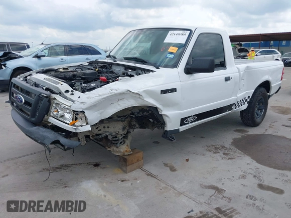 2011 Ford Ranger XL with VIN 1FTKR1AD2BPA81258, listed as a IAAI auction lot 42140385 with 168,124 mi miles. Bid and sale history available at carsss.com. Image 2.