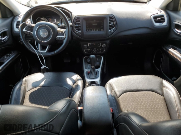 2019 Jeep Compass Latitude with VIN 3C4NJDBB3KT847058, listed as a Copart auction lot 60698065 with 90,687 mi miles and Salvage title. Bid and sale history available at DreamBid. Image 8.