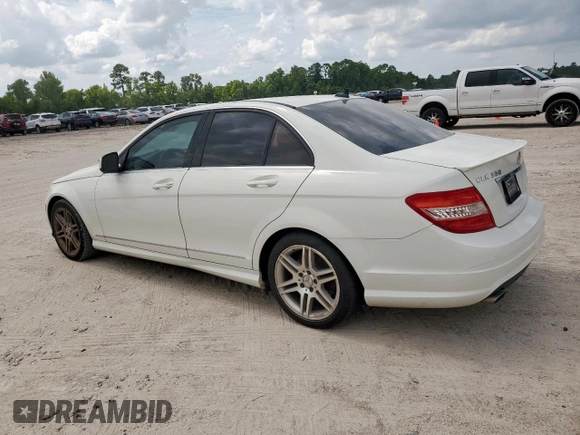 2008 Mercedes-Benz C 350 Sport with VIN WDDGF56X28F054493, listed as a Copart auction lot 65301855 with 175,085 mi miles and Clean title. Bid and sale history available at DreamBid. Image 2.