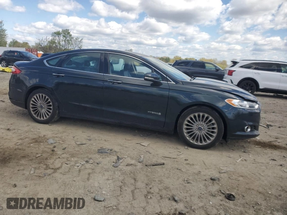 2014 Ford Fusion Titanium Hybrid with VIN 3FA6P0RUXER199308, listed as a Copart auction lot 52111045 with 164,815 mi miles and Salvage Title. Bid and sale history available at carsss.com. Image 4.