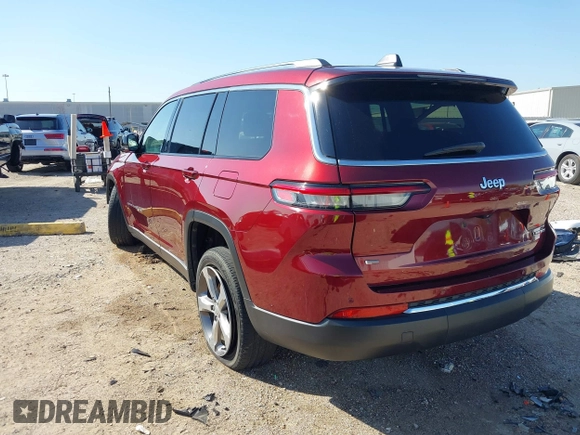 2021 Jeep Grand Cherokee Limited z VIN 1C4RJJBG2M8207839, wystawiony jako IAAI lot #41875965 z przebiegiem 47 380 mil mil oraz . Historia ofert i sprzedaży dostępna na DreamBid. Obrazek 3.