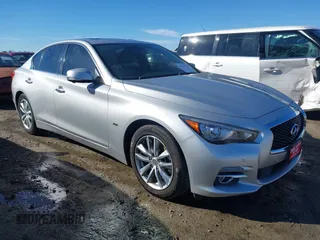 2017 Infiniti Q50 Premium z VIN JN1EV7AR0HM833138, wystawiony jako IAAI lot #41464524 z przebiegiem 150 210 mil mil oraz . Historia ofert i sprzedaży dostępna na DreamBid. Obrazek 1.