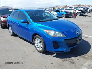 2012 Mazda Mazda3 i Touring with VIN JM1BL1V76C1602184, listed as a IAAI auction lot 42045274 with 117,600 mi miles. Bid and sale history available at carsss.com. Image 1.