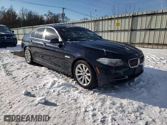 2014 BMW 5 Series 535i xDrive with VIN WBA5B3C54ED533572, listed as a Copart auction lot 89308205 with 130,486 mi miles and Salvage Title. Bid and sale history available at carsss.com. Image 11.
