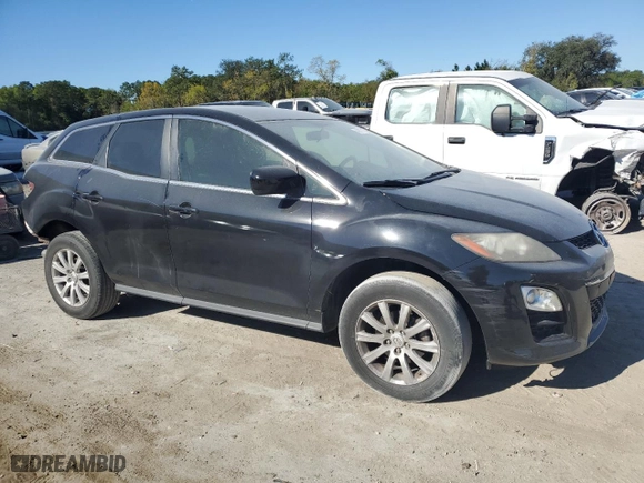 2011 Mazda CX-7 i SV with VIN JM3ER2A58B0405132, listed as a Copart auction lot 49677115 with 214,866 mi miles and Salvage Title. Bid and sale history available at carsss.com. Image 4.
