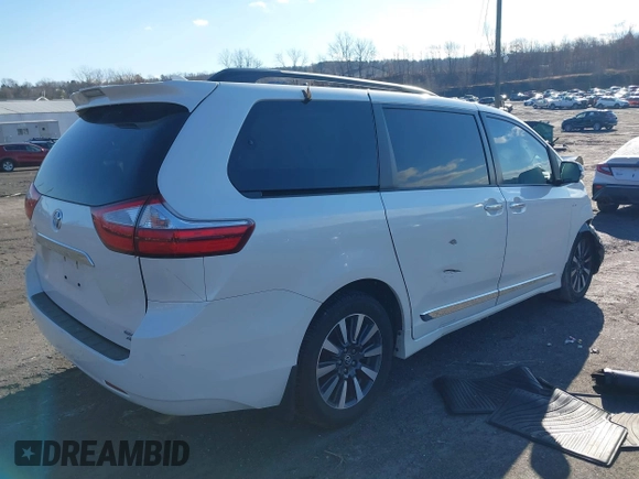 2019 Toyota Sienna XLE with VIN 5TDDZ3DC0KS220137, listed as a IAAI auction lot 41093022 with Not Provided miles and . Bid and sale history available at DreamBid. Image 4.