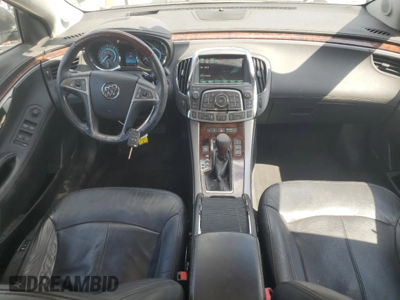 2012 Buick LaCrosse Touring with VIN 1G4GJ5E35CF323193, listed as a Copart auction lot 53535615 with 104,129 mi miles and Salvage title. Bid and sale history available at DreamBid. Image 8.