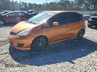 2009 Honda Fit Sport with VIN JHMGE88469S039293, listed as a Copart auction lot 47096105 with 227,975 mi miles and Salvage Title. Bid and sale history available at carsss.com. Image 1.
