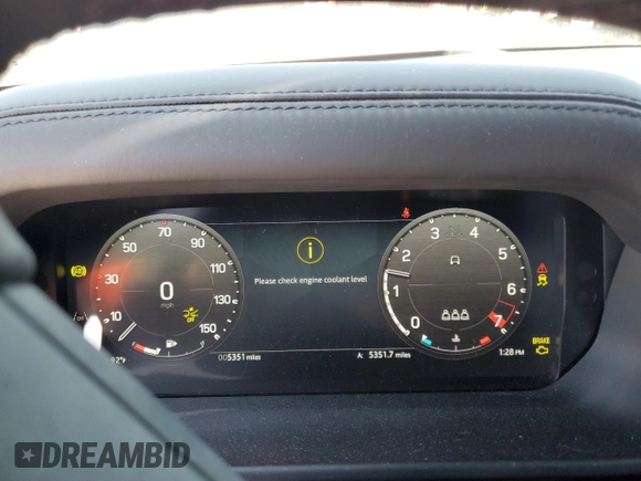 2024 Land Rover Defender X with VIN SALEX7EU2R2314703, listed as a Copart auction lot 54610625 with 5,351 mi miles and Salvage title. Bid and sale history available at DreamBid. Image 9.