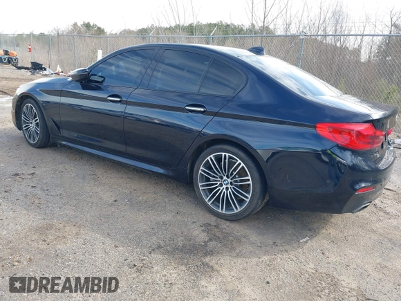 2018 BMW 5 Series 530i with VIN WBAJA5C50JWA35707, listed as a IAAI auction lot 41722656 with 137,619 mi miles and . Bid and sale history available at DreamBid. Image 3.