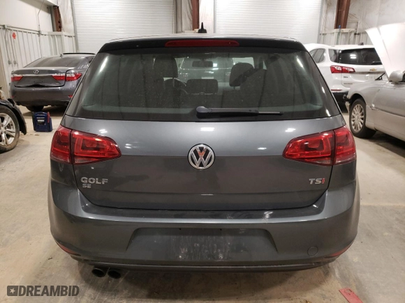 2016 Volkswagen Golf TSI SE with VIN 3VW217AU2GM043677, listed as a Copart auction lot 47950633 with 65,629 mi miles. Bid and sale history available at carsss.com. Image 6.